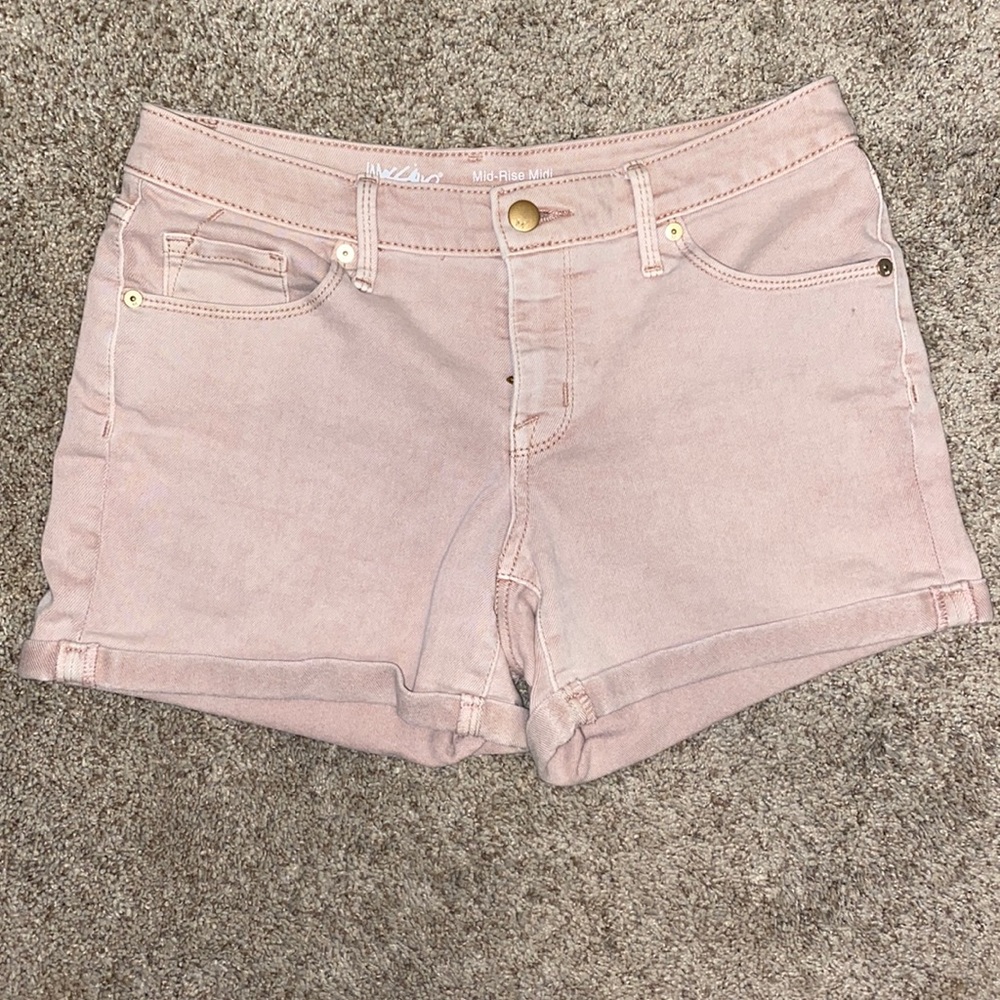 Light Pink Jean Shorts